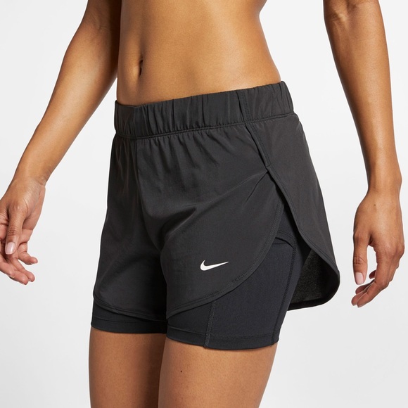 Nike Black 2-in-1 Running Shorts Women’s Size XXL
